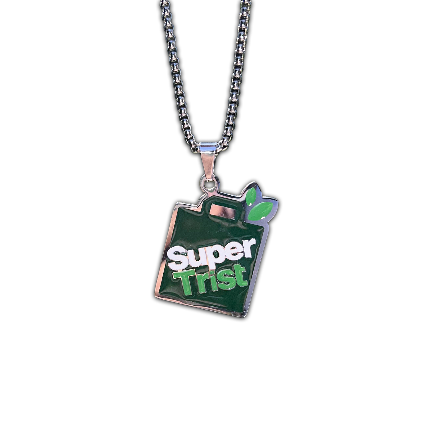 Super Trist Sølv Halskæde