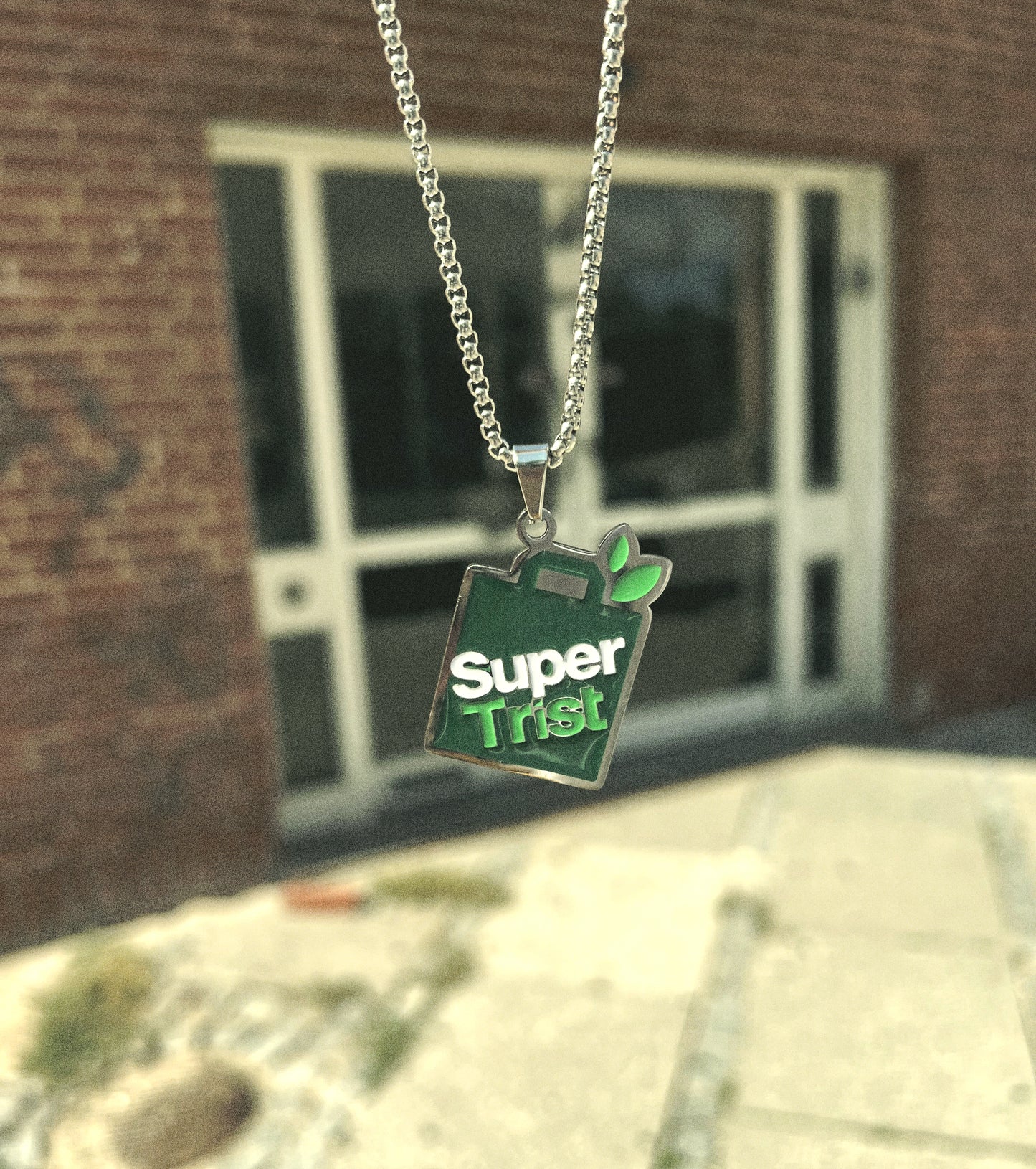 Super Trist Sølv Halskæde